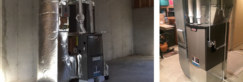 Lennox furnace installed by Central Air Systems